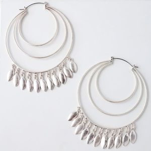 Silver Hoop Earrings
